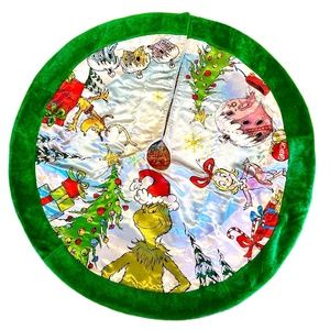 Dr Seuss How the Grinch Stole Christmas Tree Skirt 48 inch Max Cindy Lou Who Ruz